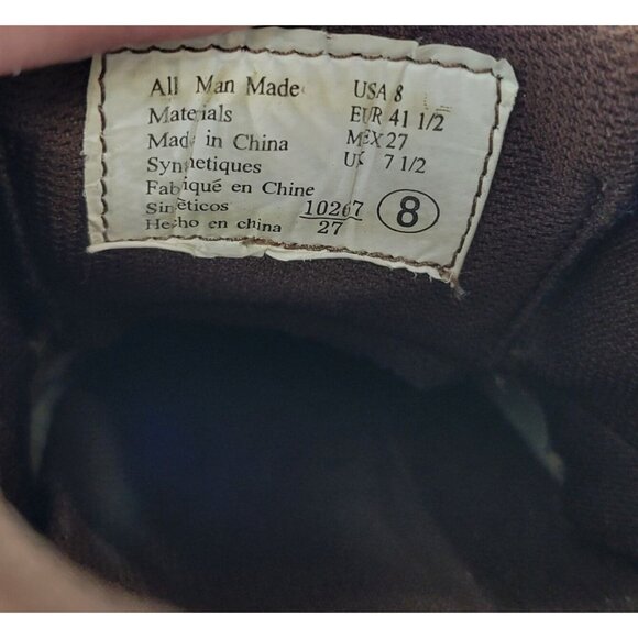 Rugged Outback Mens Size 8 Brown Lace-Up Synthetic Leather Shoes - Picture 9 of 9